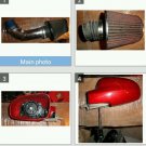 Aveo 4 cylinder fresh cold air intake kit k&n style TWO FILTERS increase hp mpg