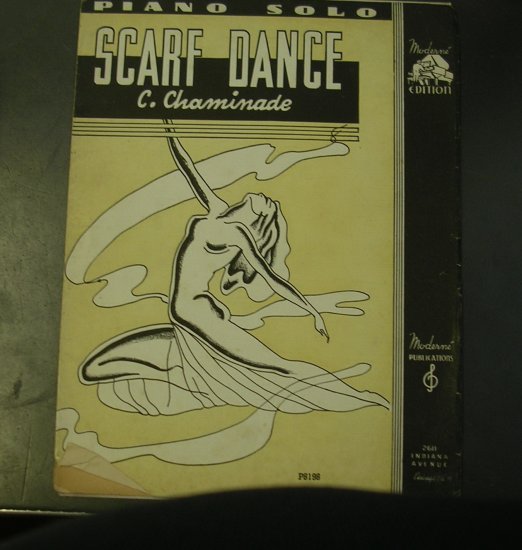 Scarf Dance by C. Chaminade Vintage Sheet Music 1936