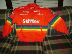 skittles racing jacket