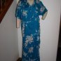 Vintage Hawaiian Kauai Casuals Shirt & Sarong Wrap Skirt Set Button Front Floral Tunic Top