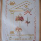 New Georgian Wedding Craft Kit Date Keepsake Cross Stitch 9213 Elizabeth Stuart