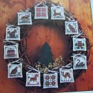 Vintage Prairie Schooler Cross Stitch Patterns Prairie Christmas Ornaments Book 10