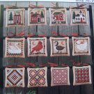 Vintage Prairie Schooler Cross Stitch Patterns Holiday Homestead Christmas Ornaments Book 14