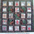 VTG Prairie Schooler Cross Stitch Pattern Primitive Christmas Miniatures 29 Embroidery