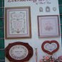 Vintage Cross Stitch Sampler Patterns Wedding Anniversary Keepsake Heirloom Everlasting Love 228