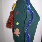 Izod XL Light Up Tree 3D Ugly Christmas Sweater Tinsel Garland Winner Free Pick Up Tulsa OK