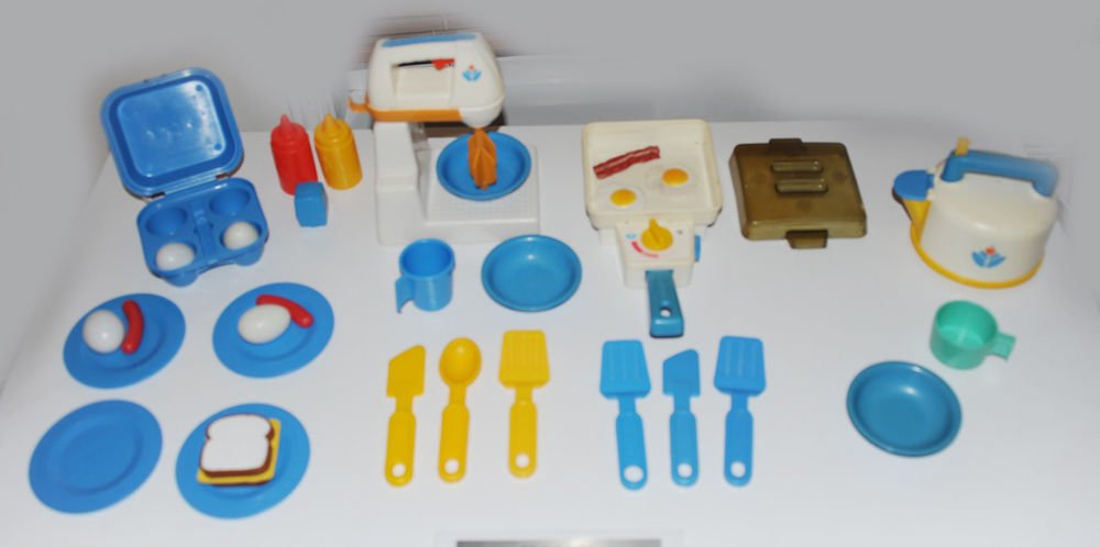  Fisher  Price  Vintage Kitchen  Dishes And Accessories  Part 2