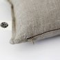 Decorative linen pillow cover 18x18 inch size