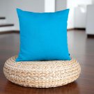 Blue pillow cover in 16x16 inch size