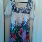 Georgeous Suzi Chin impressionist-style dress, size 10