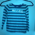Gymboree long-sleeved, striped "Dance" shirt, size 5