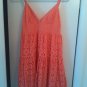 Double Zero coral eyelet dress, size L