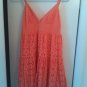 Double Zero coral eyelet dress, size L