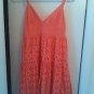Double Zero coral eyelet dress, size L
