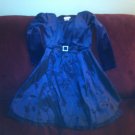 Dollie and Me velvet and taffeta purple dress, size five