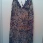 Aya purple floral chiffon dress, size L