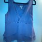 Old Navy lavender chiffon blouse, size M