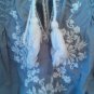 Gloria Vanderbilt boho blouse with embroidery, size L