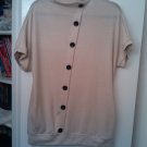 Beige colored tunic sweater, size L
