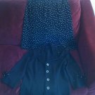 Courtenay brand cute and stylish black skirt suit size 10