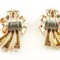 Retro Brooch and Earring Ensemble