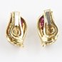 Chaumet Ruby and Diamond Earrings