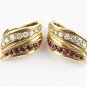 Chaumet Ruby and Diamond Earrings