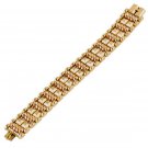 Retro Two Tone Gold Bracelet