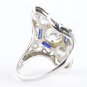 Classic 1920s Diamond Platinum Ring