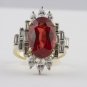 Rare Spinel and Diamond Ring