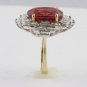 Rare Spinel and Diamond Ring