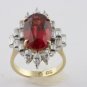 Rare Spinel and Diamond Ring