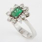 Emerald and Diamond Ring