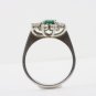 Emerald and Diamond Ring