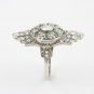 Art Deco Diamond and Emerald Ring