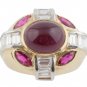 Cabochon Ruby Ring