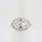 2 Stone Art Deco Diamond Ring