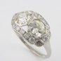 2 Stone Art Deco Diamond Ring