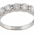 Five Diamond Anniversary Ring