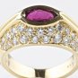 Oscar Heyman Brothers Ruby and Diamond Ring