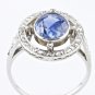 Sapphire Diamond Gold Ring