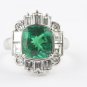 Colombian Emerald Diamond Ring