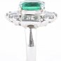 Colombian Emerald Diamond Ring