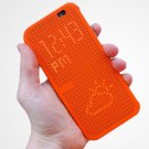 HTC ONE M8 Dot View Case Smart Cover (Orange)