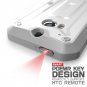 LVKE Waterproof Shock proof Dirt proof Hybrid Case Cover For HTC ONE M8 (White)