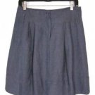 Sandro Studio Women's Linen Skirt, Size 4, Gray