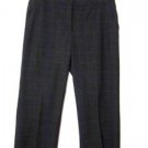 Michael Kors tropical weight wool croped black pant NWOT