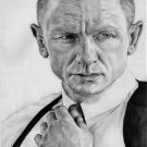 James Bond - Original pencil drawing.