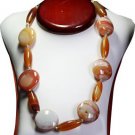 Agate Carnelian Necklace