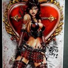 SEXY QUEEN OF HEARTS ART PRINT Signed by Artist JAMIE TYNDALL